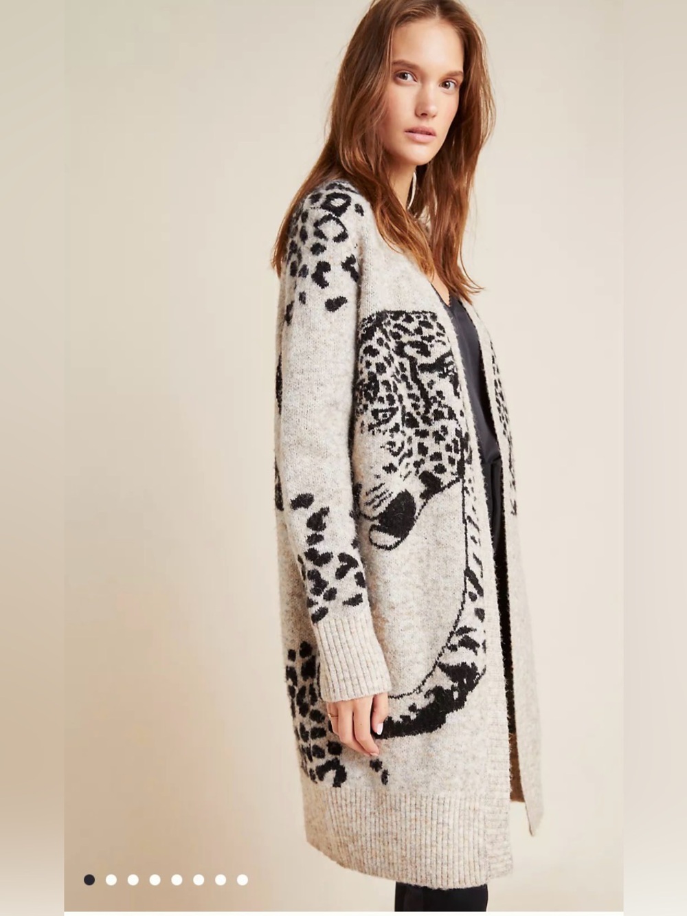 Anthropologie Lucerne Leopard Cardigan